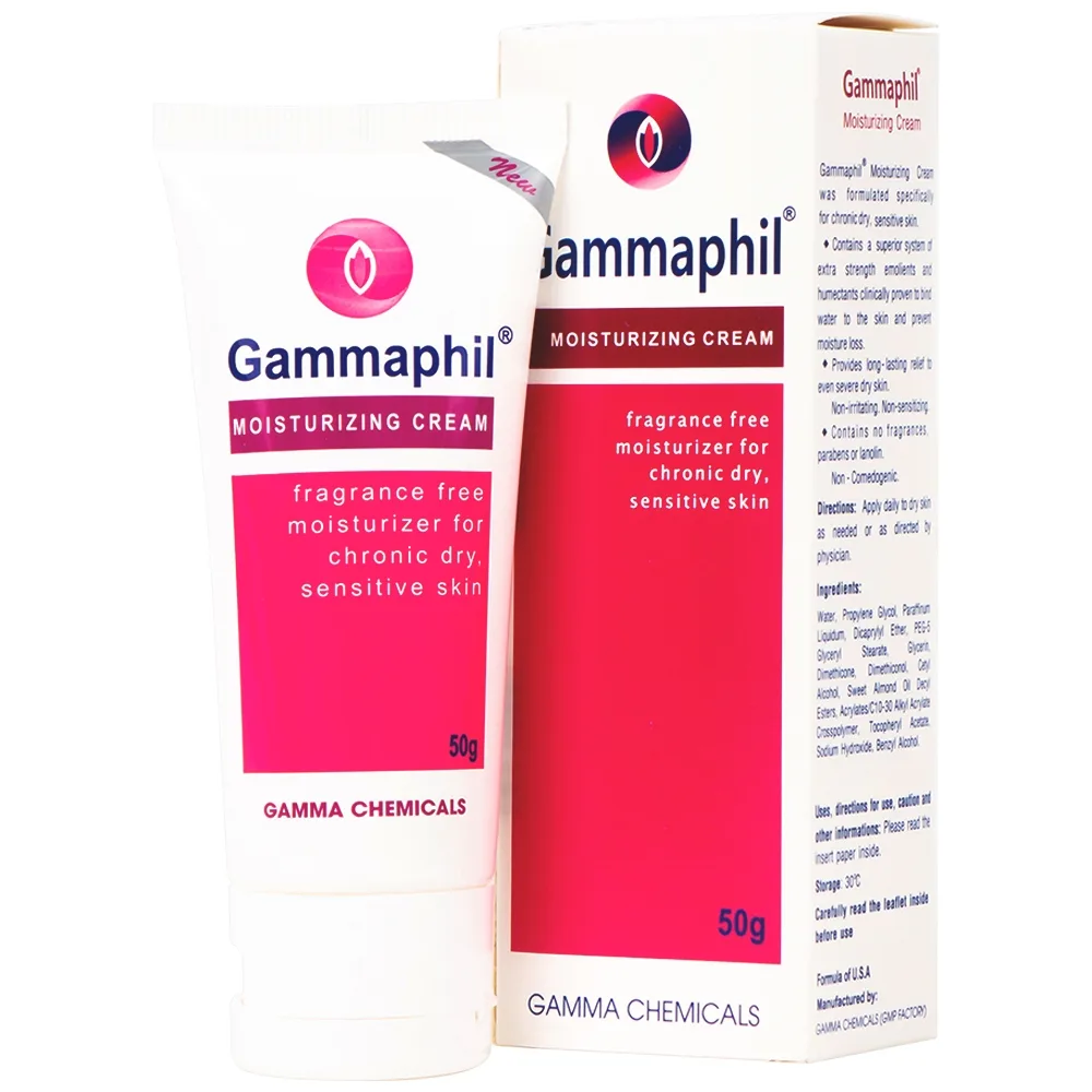 Hình ảnh Kem dưỡng ẩm Gammaphil Moisturizing Cream dành cho mọi loại da (50g)