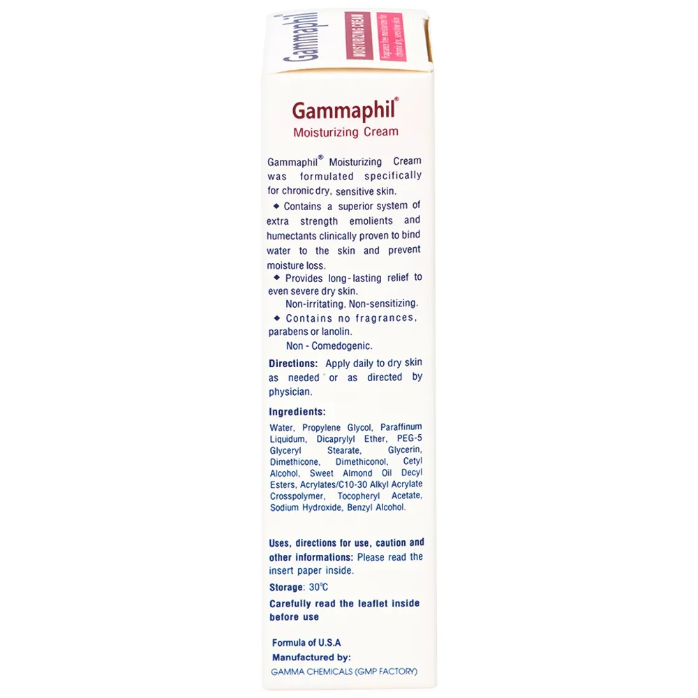 Hình ảnh Kem dưỡng ẩm Gammaphil Moisturizing Cream dành cho mọi loại da (50g)