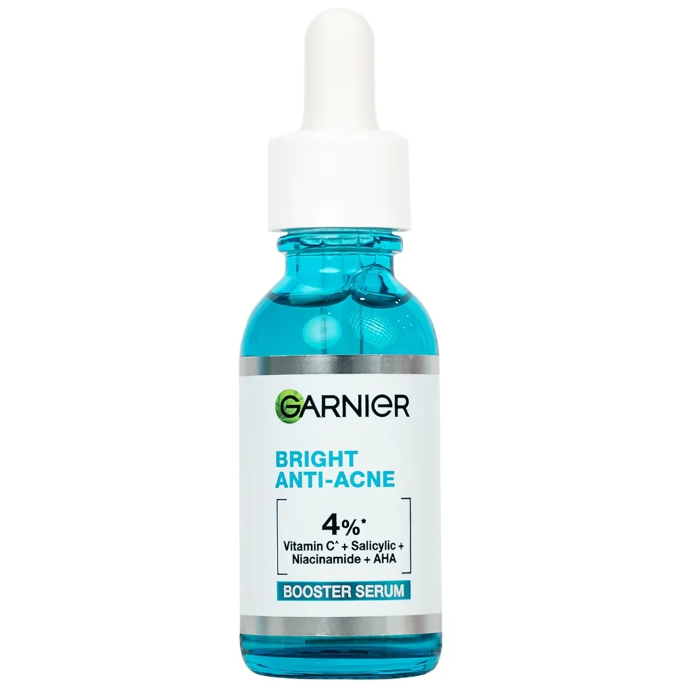 Hình ảnh Dưỡng chất giảm mụn sáng da Garnier Skin Naturals Bright Complete Anti-acne Booster Serum (30ml)