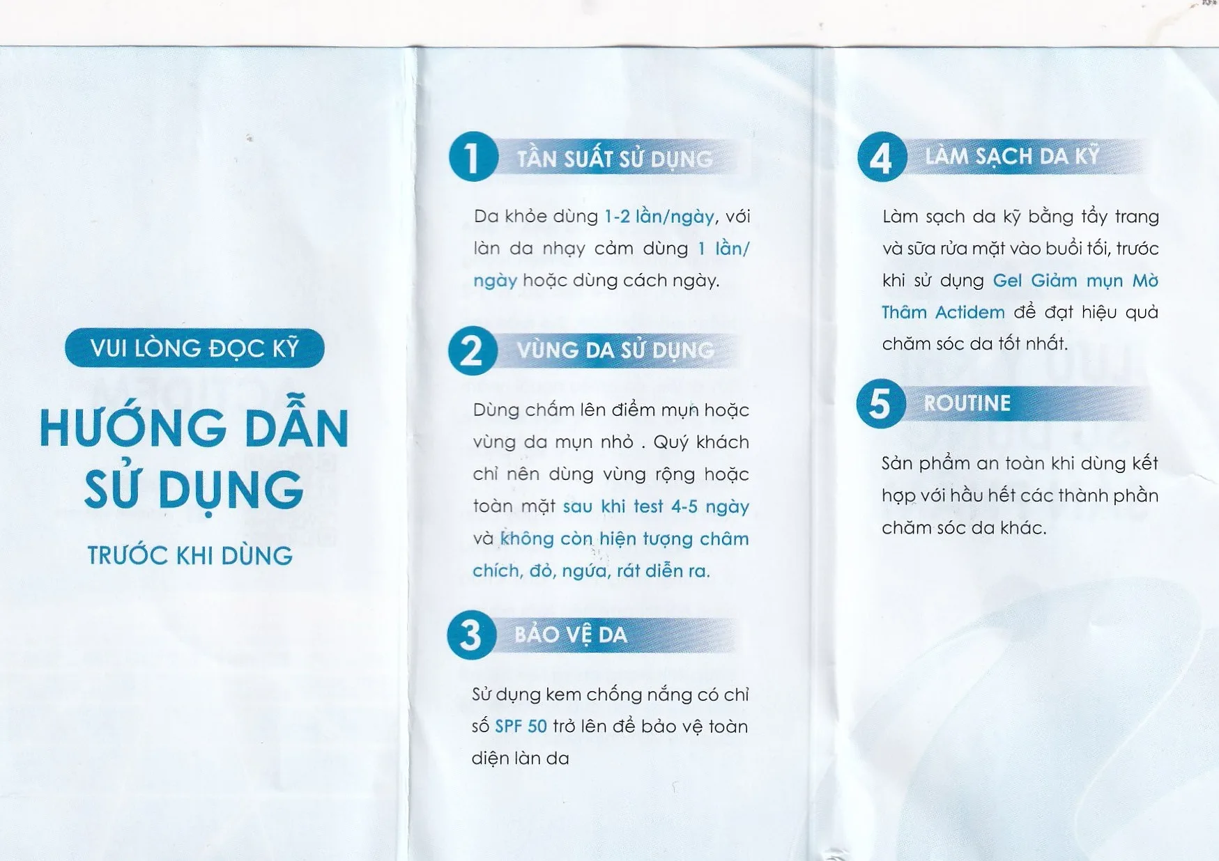 Hình ảnh Kem bôi da Actidem Derma Extra Gel 18g ngăn ngừa mụn, dưỡng da và hạn chế thâm sau mụn