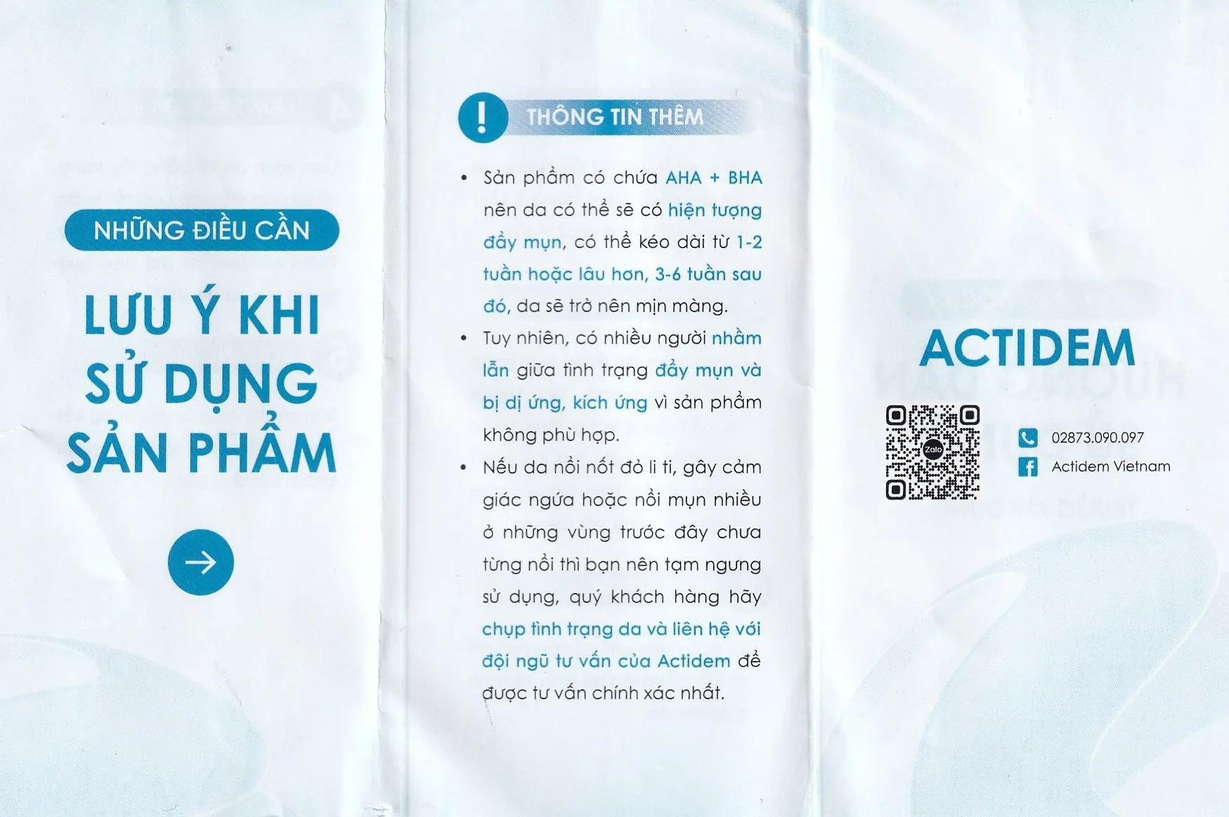 Hình ảnh Kem bôi da Actidem Derma Extra Gel 18g ngăn ngừa mụn, dưỡng da và hạn chế thâm sau mụn