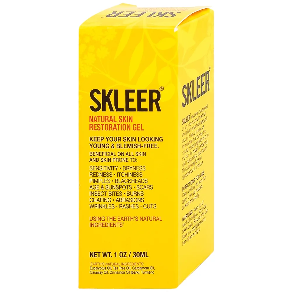 Hình ảnh Gel Skleer Natural Skin Restoration giảm viêm, dưỡng ẩm và phục hồi da (30ml)