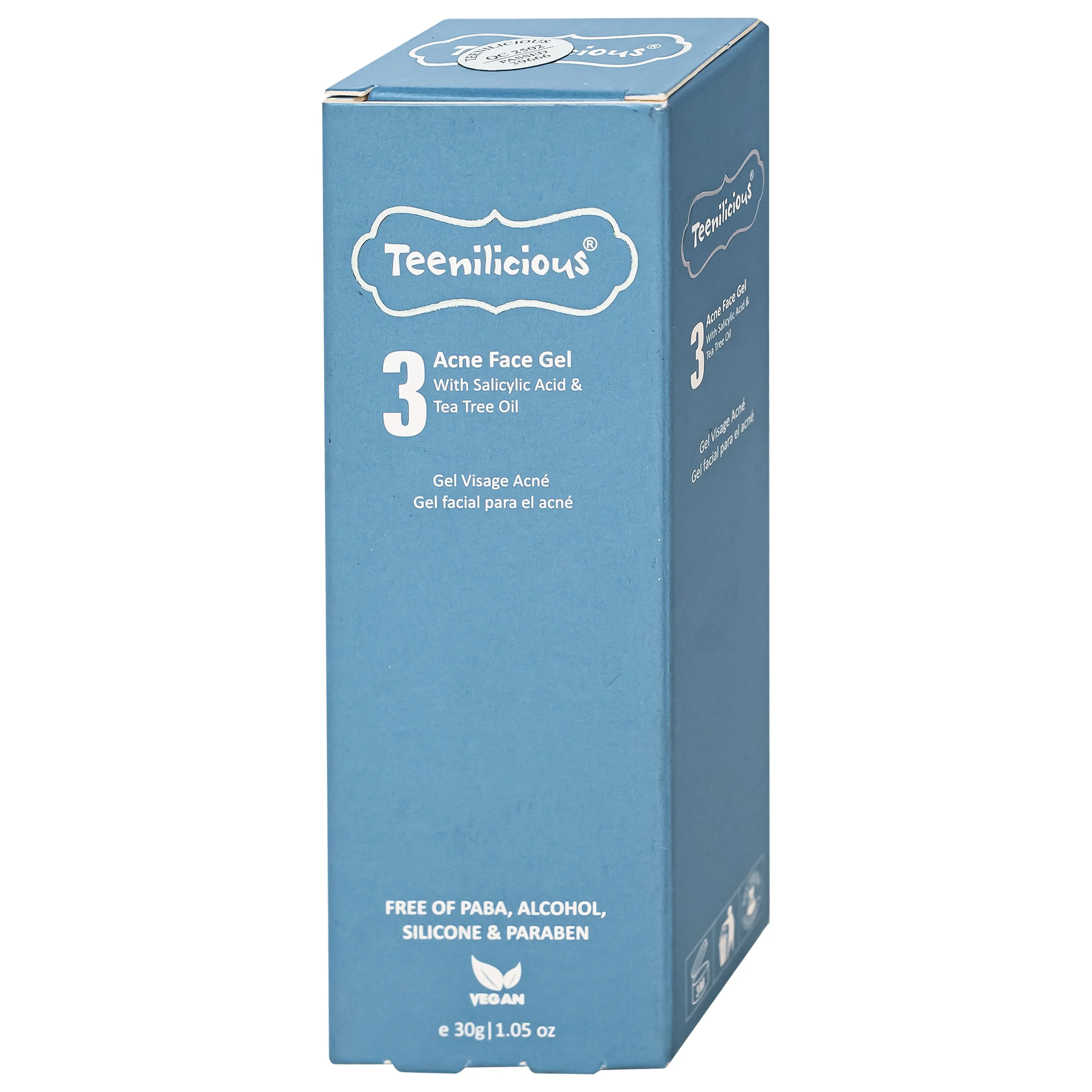 Hình ảnh Gel bôi ngừa mụn đầu đen, đầu trắng Teenilicious Hộp 30g