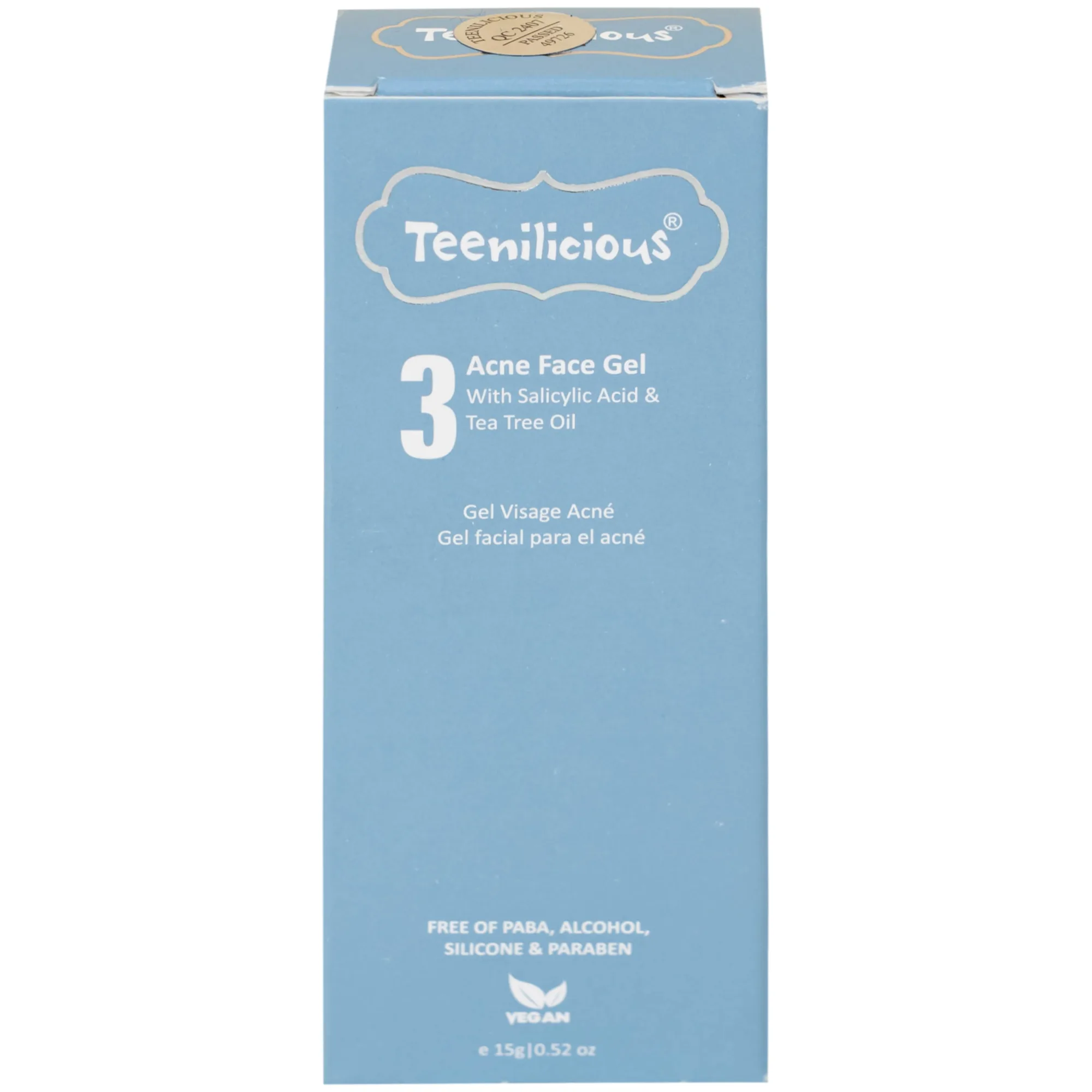 Hình ảnh Gel bôi ngừa mụn đầu đen, đầu trắng Teenilicious hộp 15g