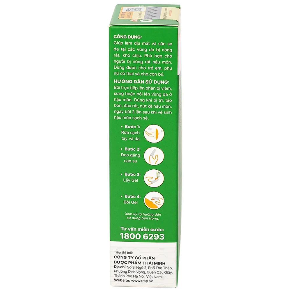 Hình ảnh Gel bôi trĩ Cotripro giảm đau và làm dịu mát (25g)