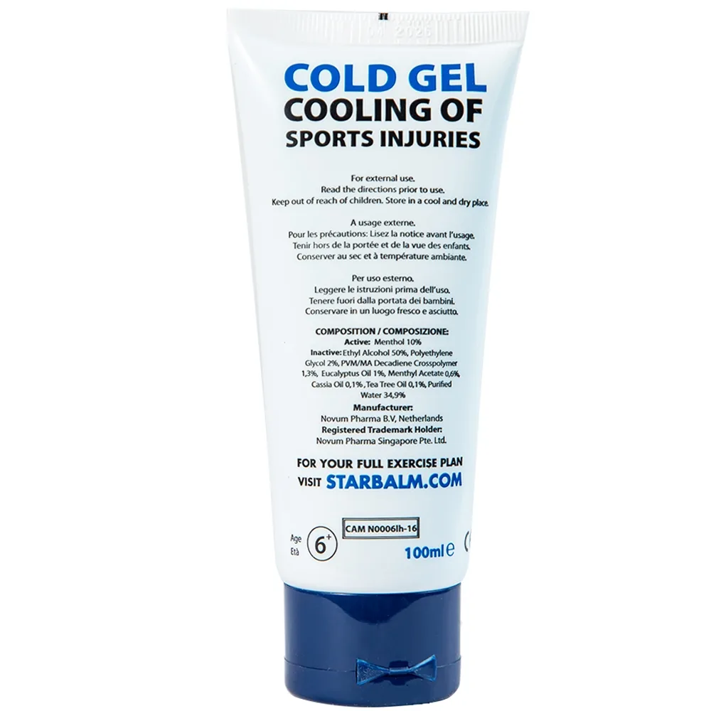 Hình ảnh Gel làm lạnh Starbalm Cold Gel điều trị chấn thương căng cơ, bầm tím và bong gân (100ml)