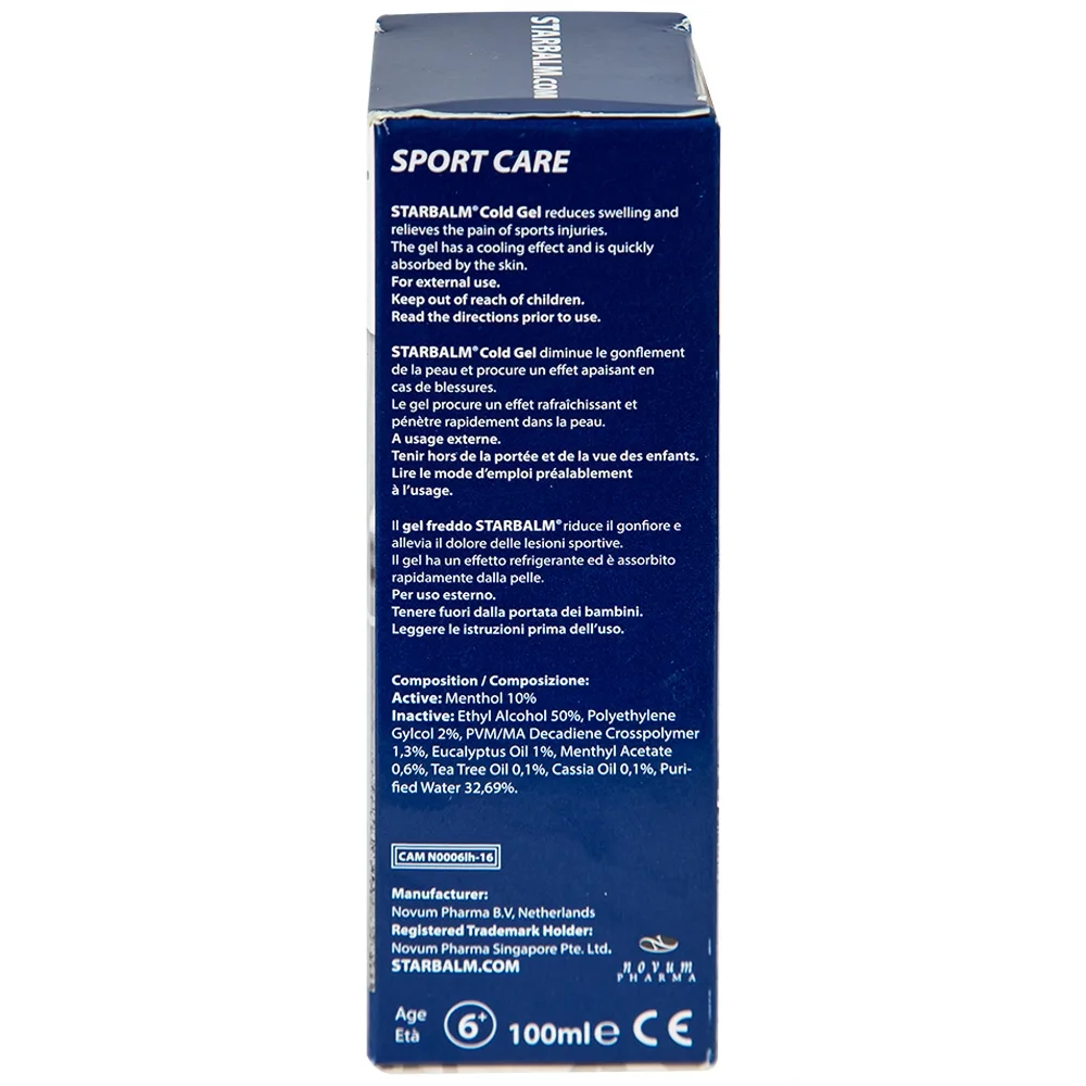 Hình ảnh Gel làm lạnh Starbalm Cold Gel điều trị chấn thương căng cơ, bầm tím và bong gân (100ml)