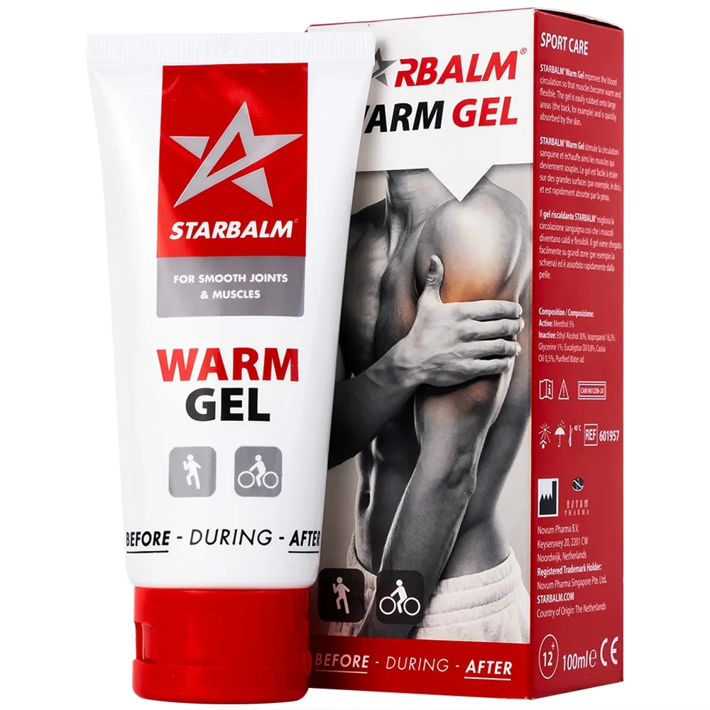 Hình ảnh Gel làm nóng Starbalm Warm Gel thư giãn cơ, hạn chế chấn thương do vận động, mỏi cơ (100ml)