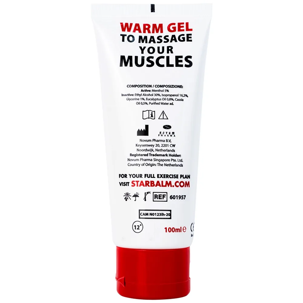 Hình ảnh Gel làm nóng Starbalm Warm Gel thư giãn cơ, hạn chế chấn thương do vận động, mỏi cơ (100ml)