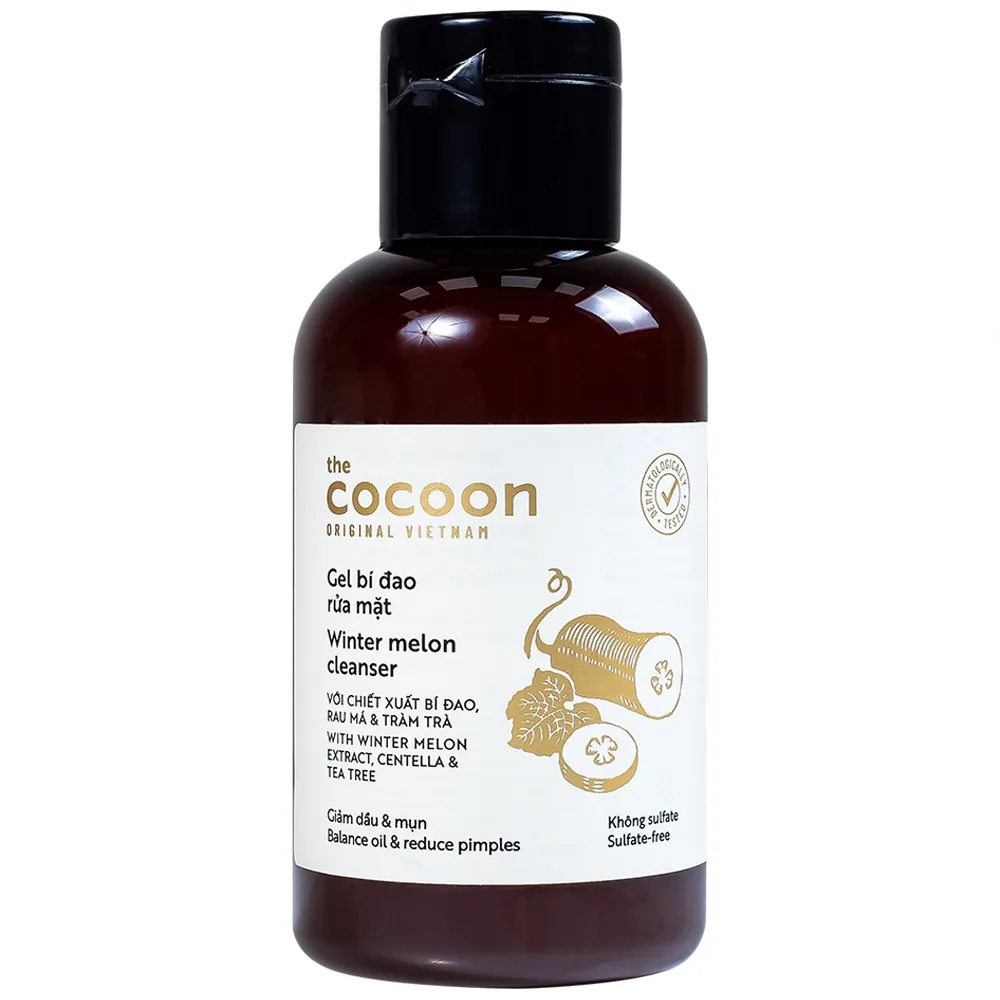 Hình ảnh Gel bí đao rửa mặt Cocoon sạch sâu da, loại bỏ mọi bụi bẩn (140ml)