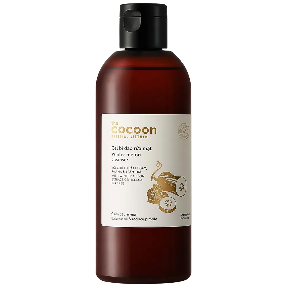 Hình ảnh Gel rửa mặt bí đao Cocoon giúp làm sạch sâu lỗ chân lông (310ml)