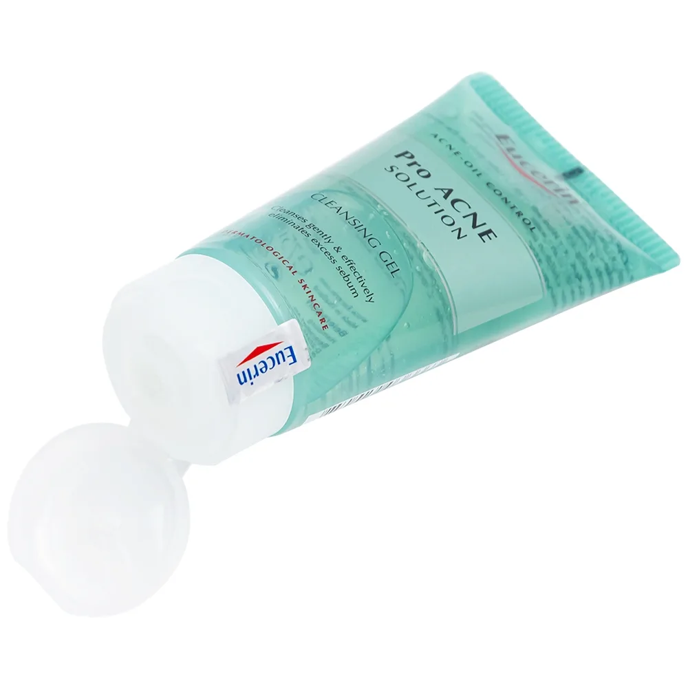 Hình ảnh Gel rửa mặt Eucerin Ance Oil Control Pro Acne Solution Cleansing Gel dành cho da mụn (75ml)