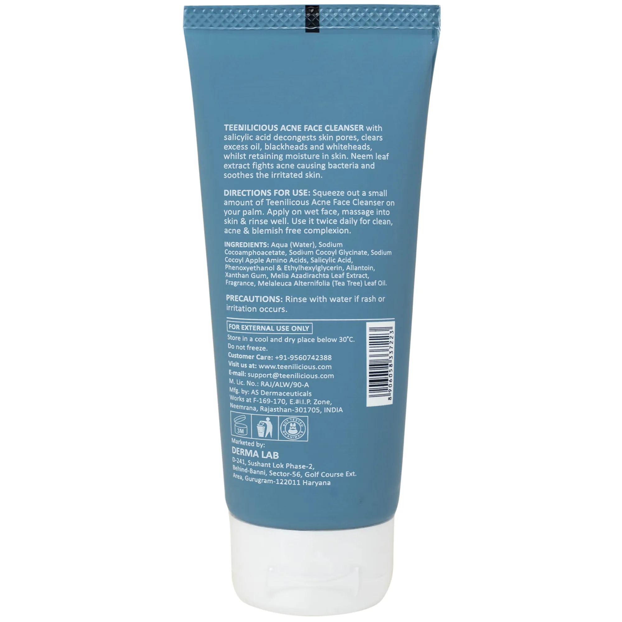 Hình ảnh Gel rửa mặt ngừa mụn, sạch bã nhờn Teenilicious 60g