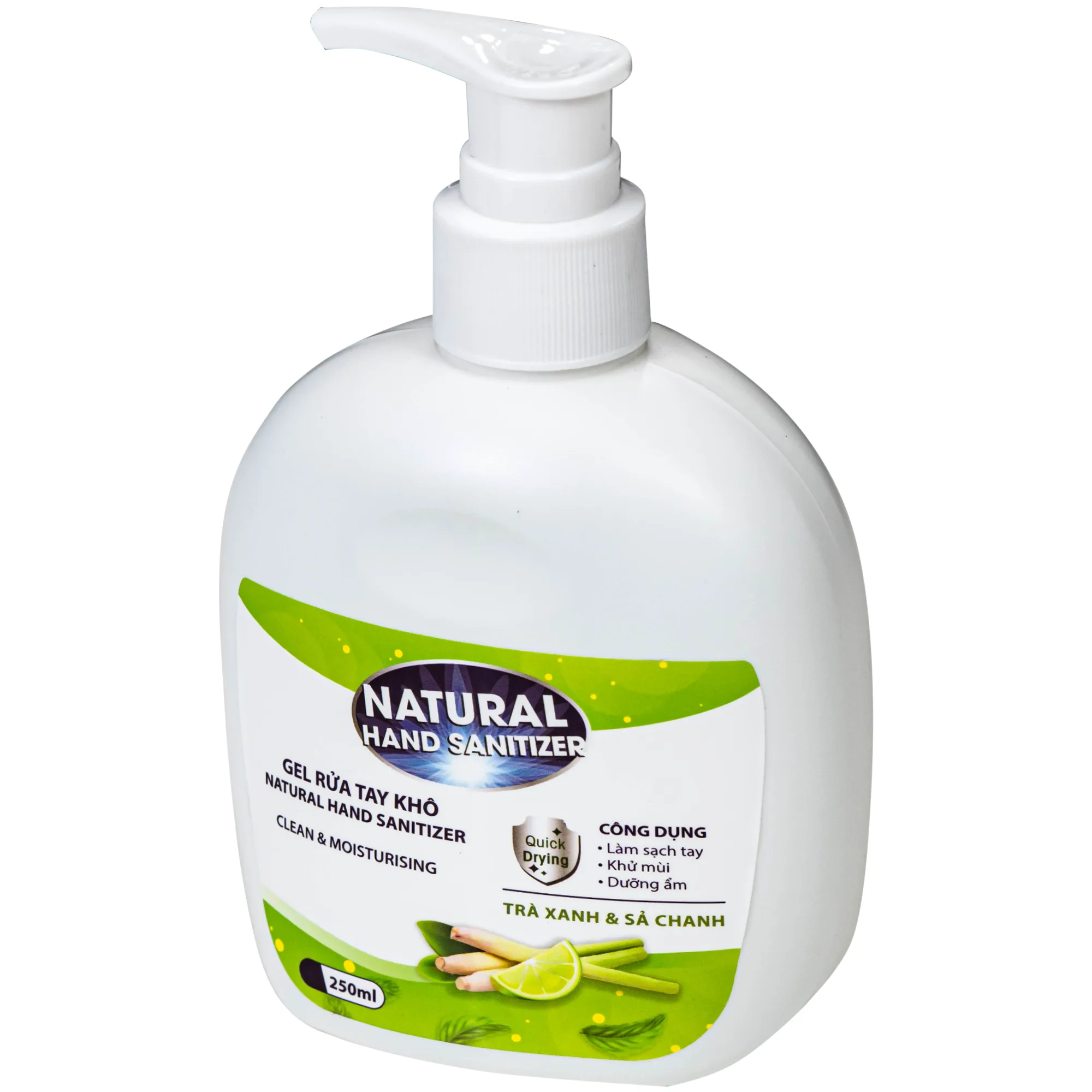 Hình ảnh Gel rửa tay khô Natural Hand Sanitizer sát khuẩn, làm sạch tay (250ml)