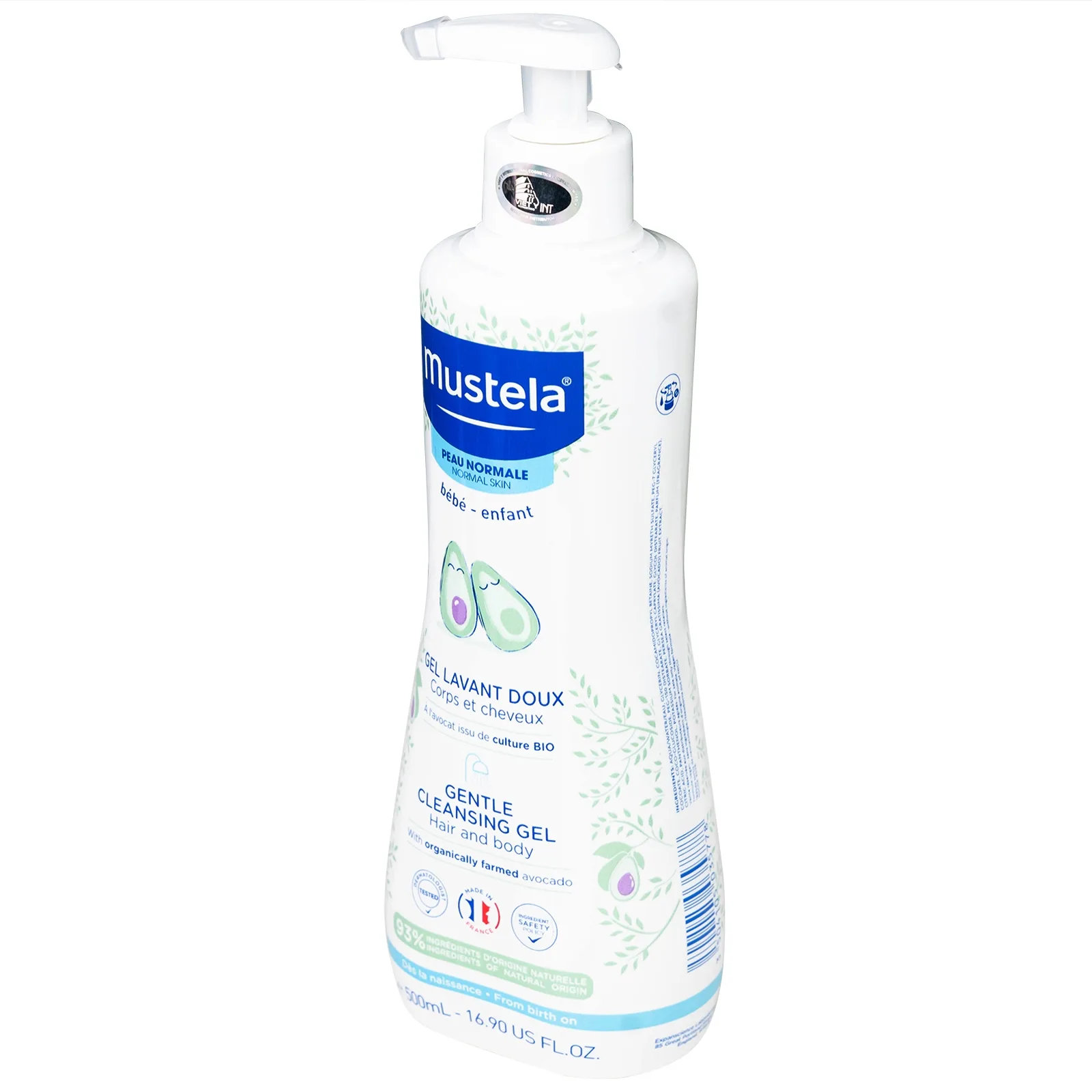 Hình ảnh Gel tắm gội trẻ em Mustela Gentle Cleansing Gel Lavant Doux 500ml