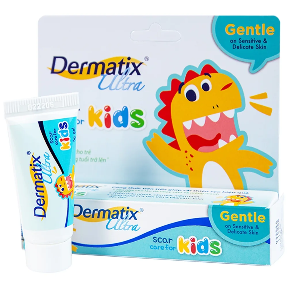 Hình ảnh Gel trị sẹo Dermatix Ultra Scar Care For Kids Menarini phù hợp cho trẻ từ 3 tháng tuổi trở lên (5g)