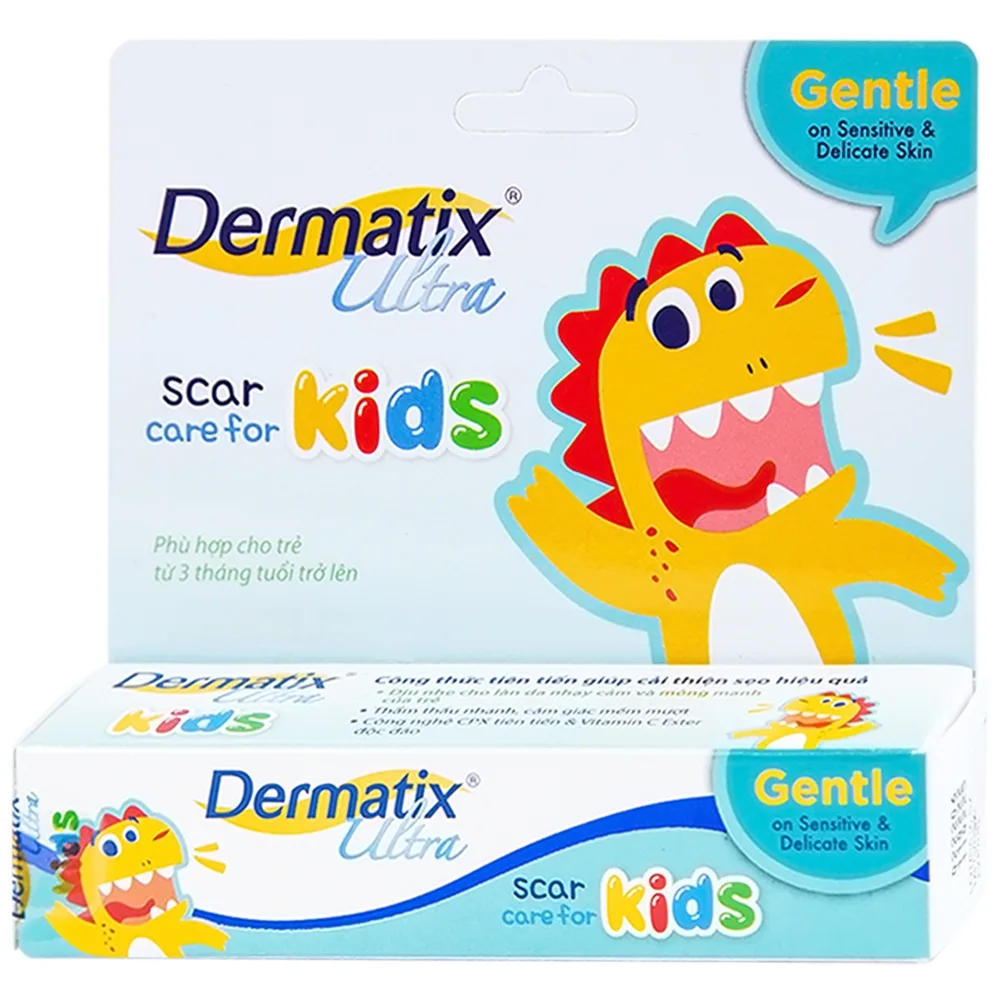 Hình ảnh Gel trị sẹo Dermatix Ultra Scar Care For Kids Menarini phù hợp cho trẻ từ 3 tháng tuổi trở lên (5g)