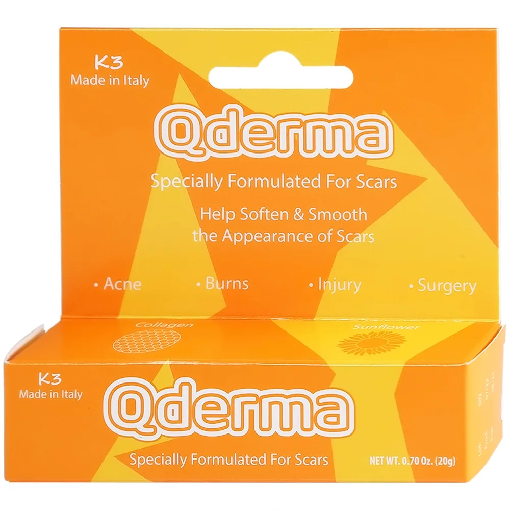 Hình ảnh Gel Qderma giúp làm phẳng, mềm và mờ các loại sẹo (20g)