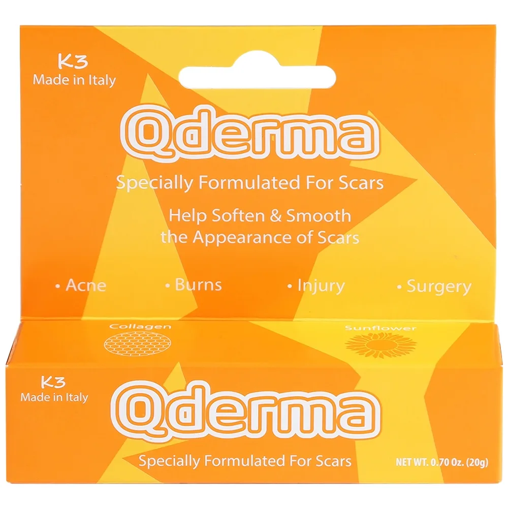 Hình ảnh Gel Qderma giúp làm phẳng, mềm và mờ các loại sẹo (20g)