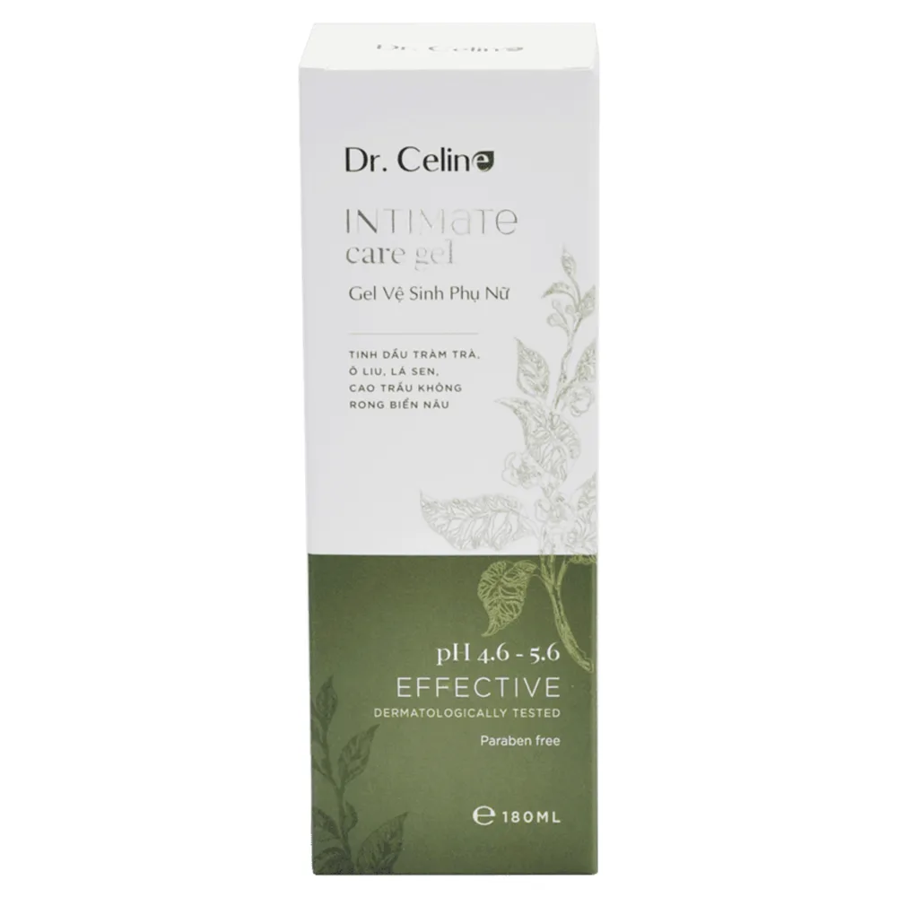 Hình ảnh Gel vệ sinh phụ nữ Dr.Celine Healthcare Science 180ml khử mùi hôi và giảm thiểu sự lão hóa 