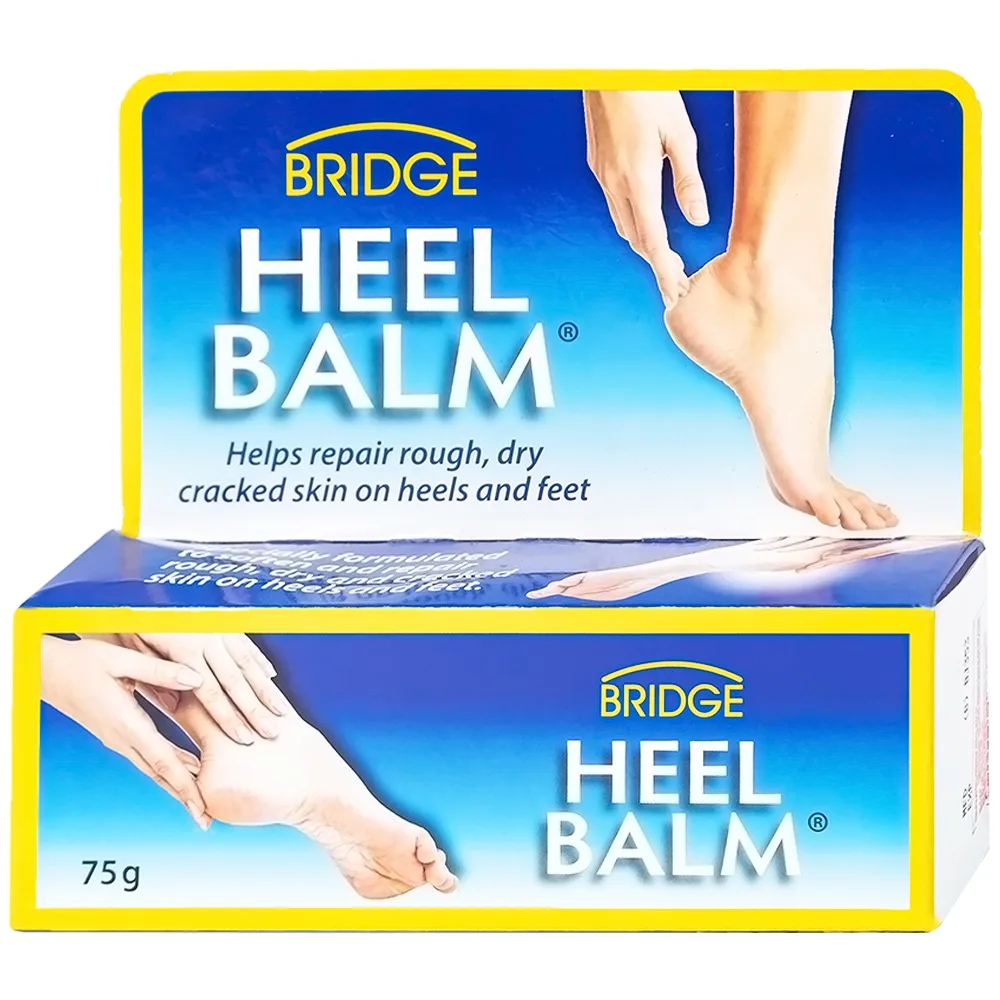 Hình ảnh Kem Heel Balm Bridge Healthcare làm mềm, phục hồi da thô ráp, khô, nứt nẻ ở gót chân và bàn chân (75g)