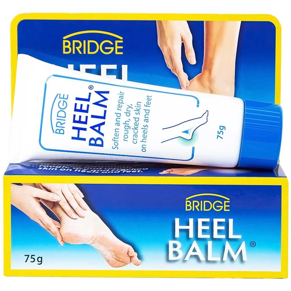 Hình ảnh Kem Heel Balm Bridge Healthcare làm mềm, phục hồi da thô ráp, khô, nứt nẻ ở gót chân và bàn chân (75g)