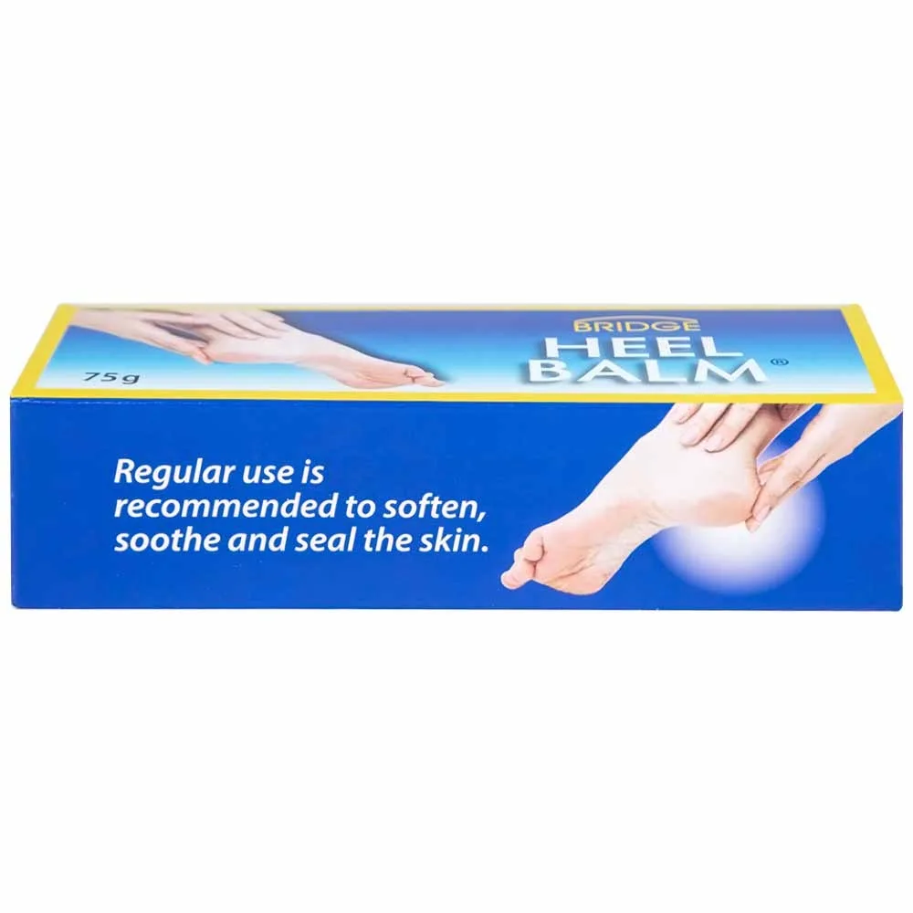 Hình ảnh Kem Heel Balm Bridge Healthcare làm mềm, phục hồi da thô ráp, khô, nứt nẻ ở gót chân và bàn chân (75g)