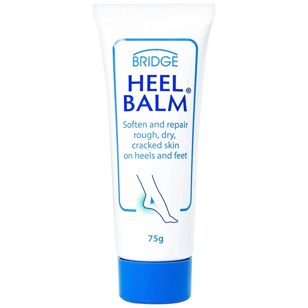 Hình ảnh Kem Heel Balm Bridge Healthcare làm mềm, phục hồi da thô ráp, khô, nứt nẻ ở gót chân và bàn chân (75g)