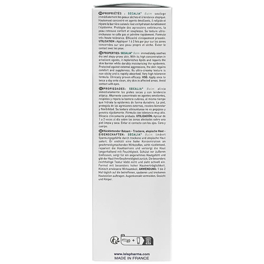 Hình ảnh Kem Secalia Balm IsisPharma giúp dưỡng da, tăng cường độ ẩm, chống khô da (200ml)