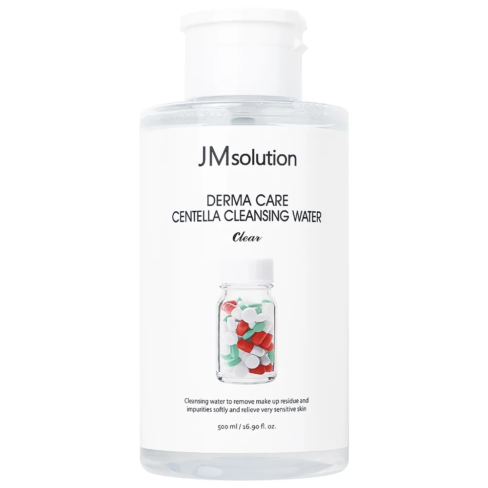Hình ảnh Nước tẩy trang JMsolution Derma Care Centella Cleansing Water giúp loại bỏ lớp trang điểm và làm sạch da (500ml) 