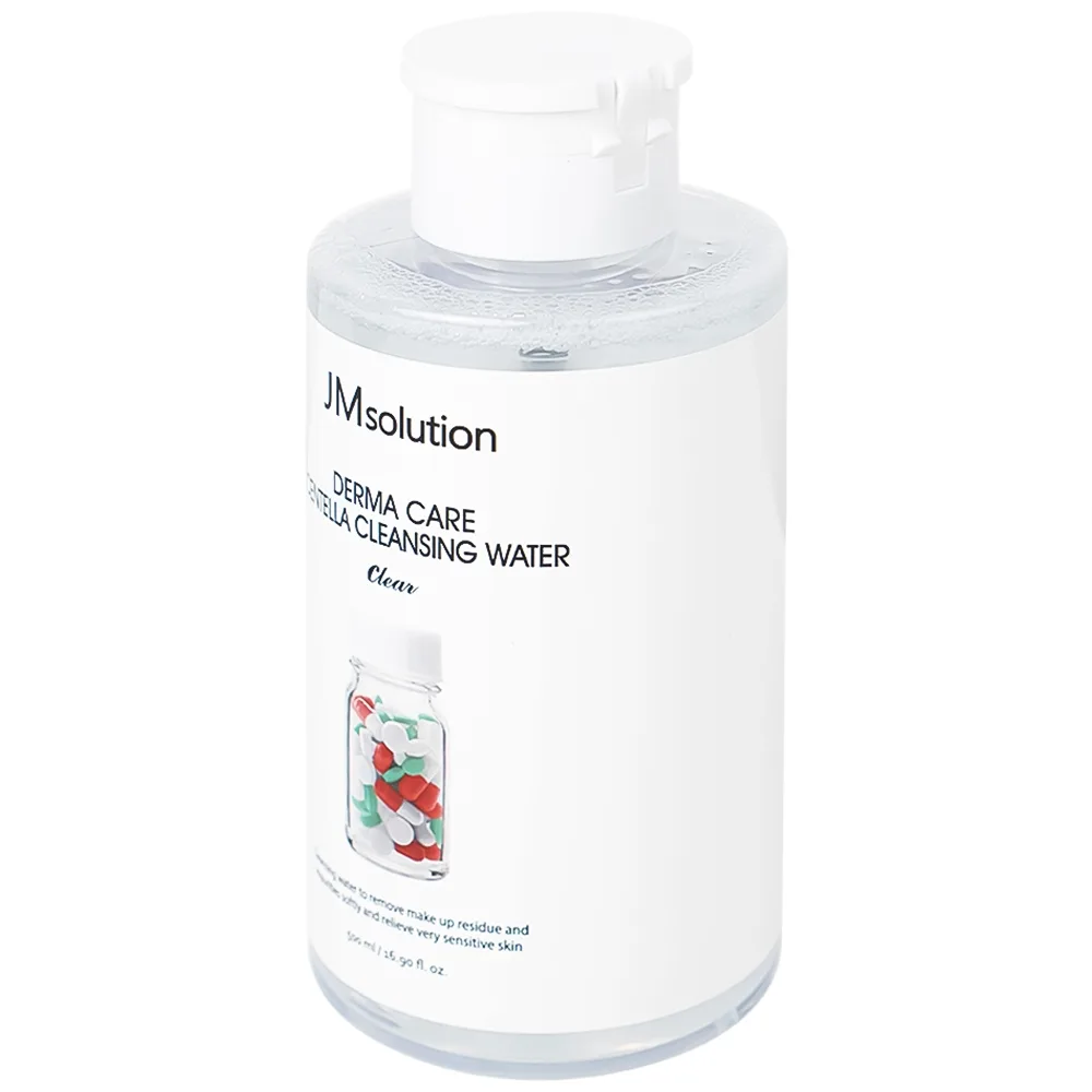 Hình ảnh Nước tẩy trang JMsolution Derma Care Centella Cleansing Water giúp loại bỏ lớp trang điểm và làm sạch da (500ml) 