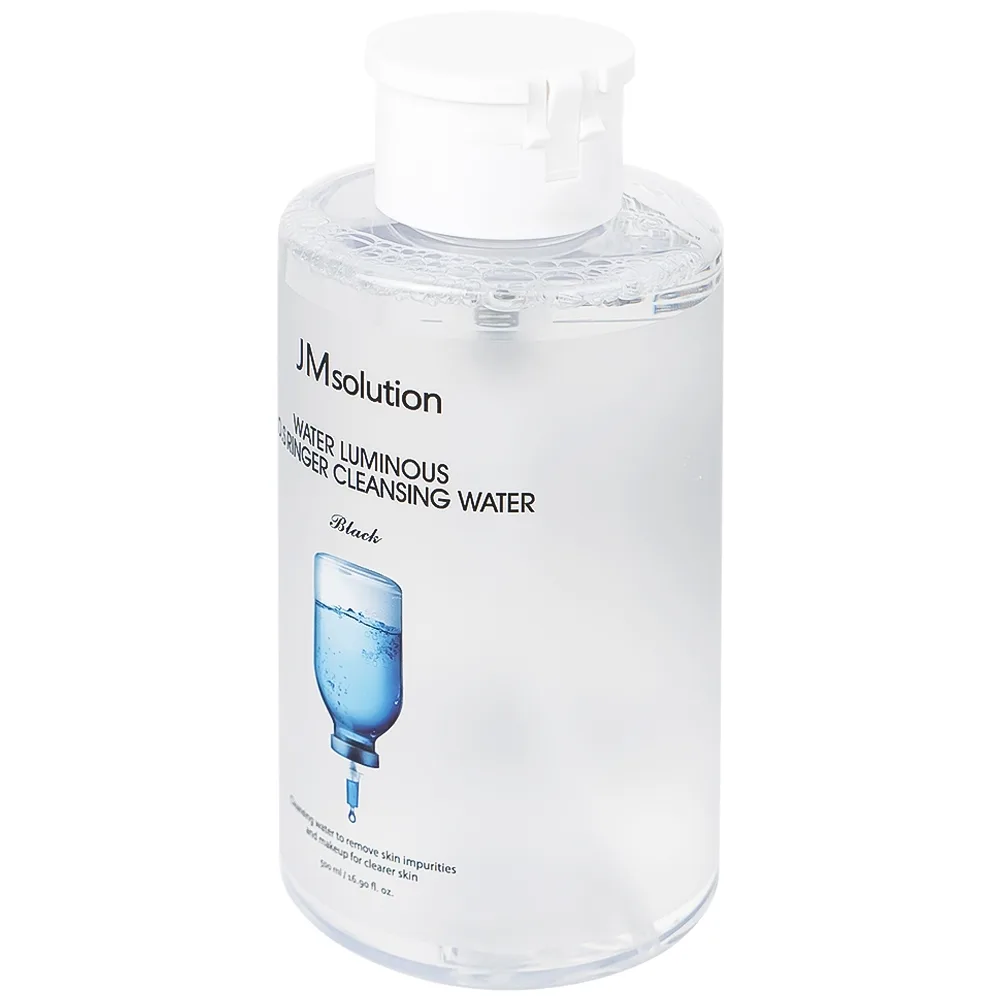 Hình ảnh Nước tẩy trang JMsolution Water Luminous S.O.S Ringer Cleansing Water 500ml làm sạch bụi bẩn, dầu thừa và lớp trang điểm