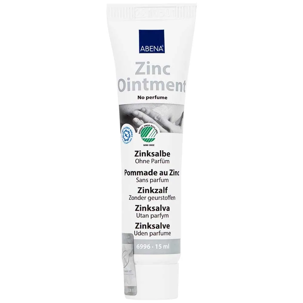 Hình ảnh Kem bôi Abena Zinc Ointment giảm viêm da, xoa dịu vết cắn nhanh chóng (15ml)