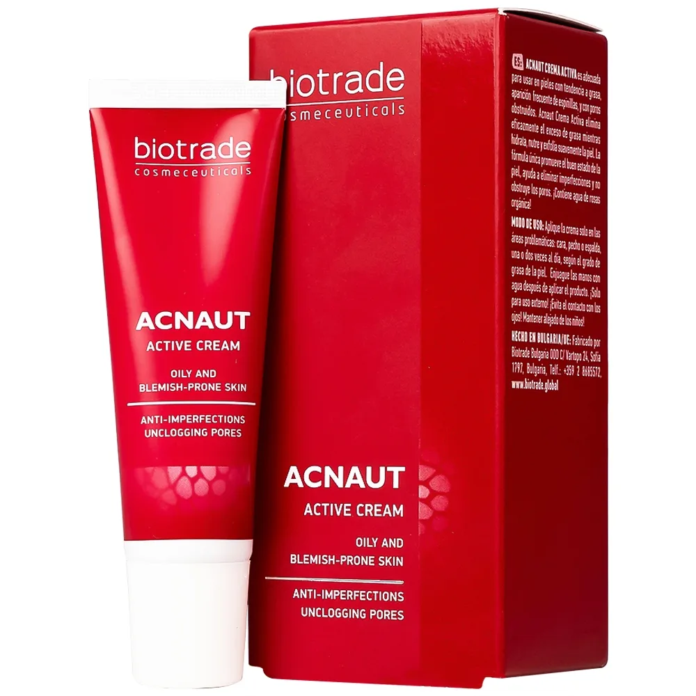Hình ảnh Kem chấm mụn Acnaut Active Cream 15ml Biotrade giảm mụn bọc, mụn đầu đen