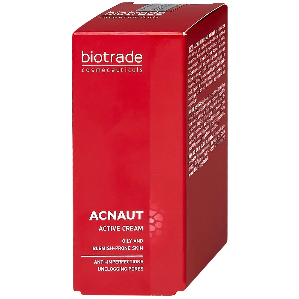 Hình ảnh Kem chấm mụn Acnaut Active Cream 15ml Biotrade giảm mụn bọc, mụn đầu đen