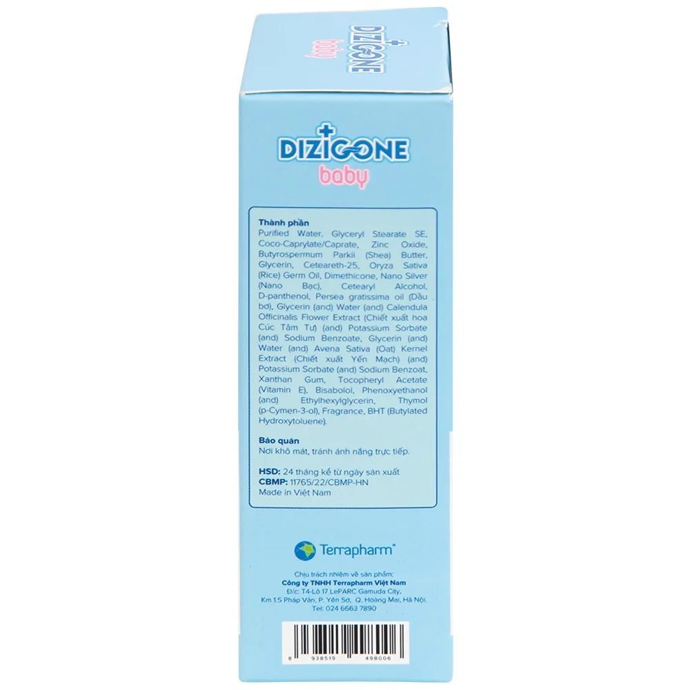 Hình ảnh Kem bôi Dizigone Baby làm dịu da mẩn ngứa, hăm da cho bé (30g)