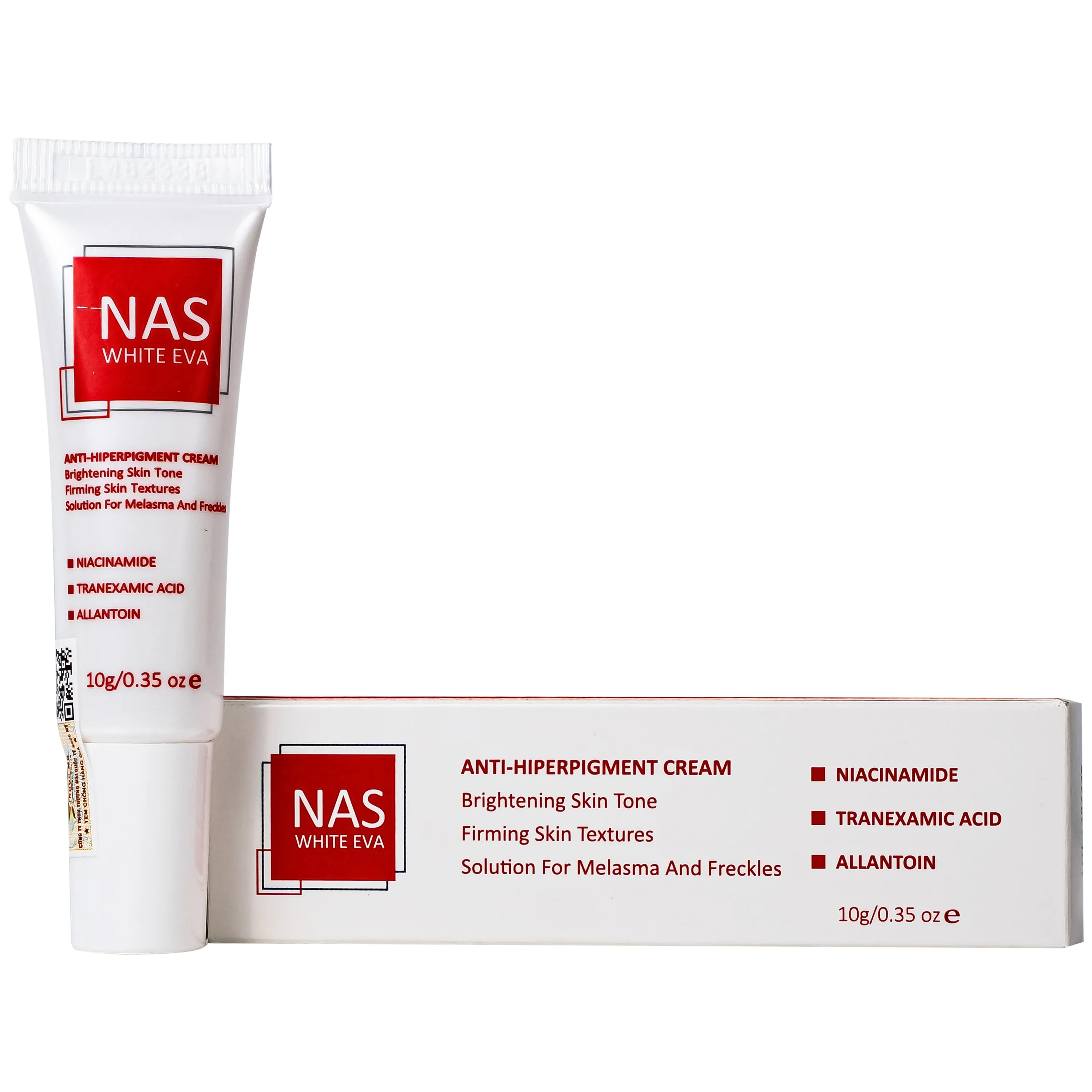 Hình ảnh Kem bôi dưỡng trắng, làm mờ nám Nas White Eva (Hộp 10g)
