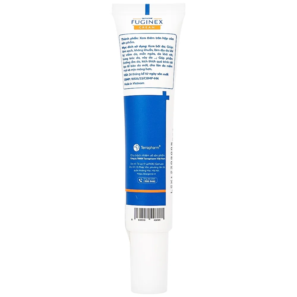 Hình ảnh Kem bôi Fuginex Cream Dizigone 25g Terrapharm giúp làm sạch, kháng khuẩn, làm dịu da