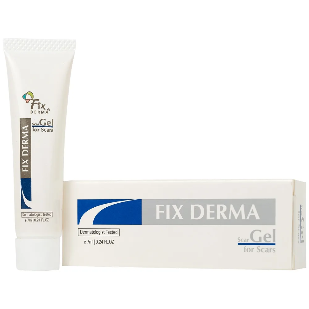 Hình ảnh Gel làm mờ sẹo Fixderma Scars 7ml do mụn, bỏng, rạn da, vết thương