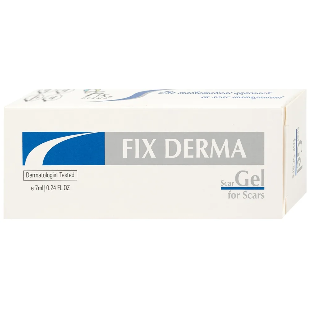 Hình ảnh Gel làm mờ sẹo Fixderma Scars 7ml do mụn, bỏng, rạn da, vết thương
