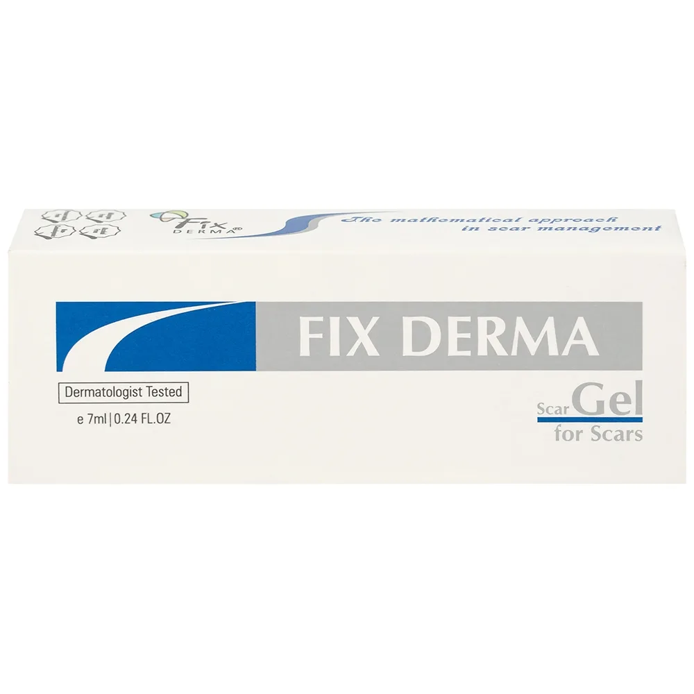 Hình ảnh Gel làm mờ sẹo Fixderma Scars 7ml do mụn, bỏng, rạn da, vết thương