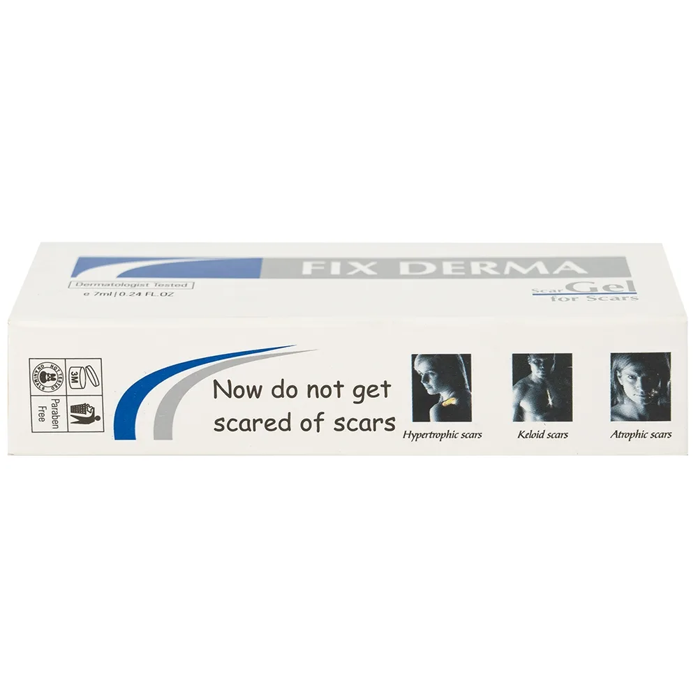 Hình ảnh Gel làm mờ sẹo Fixderma Scars 7ml do mụn, bỏng, rạn da, vết thương