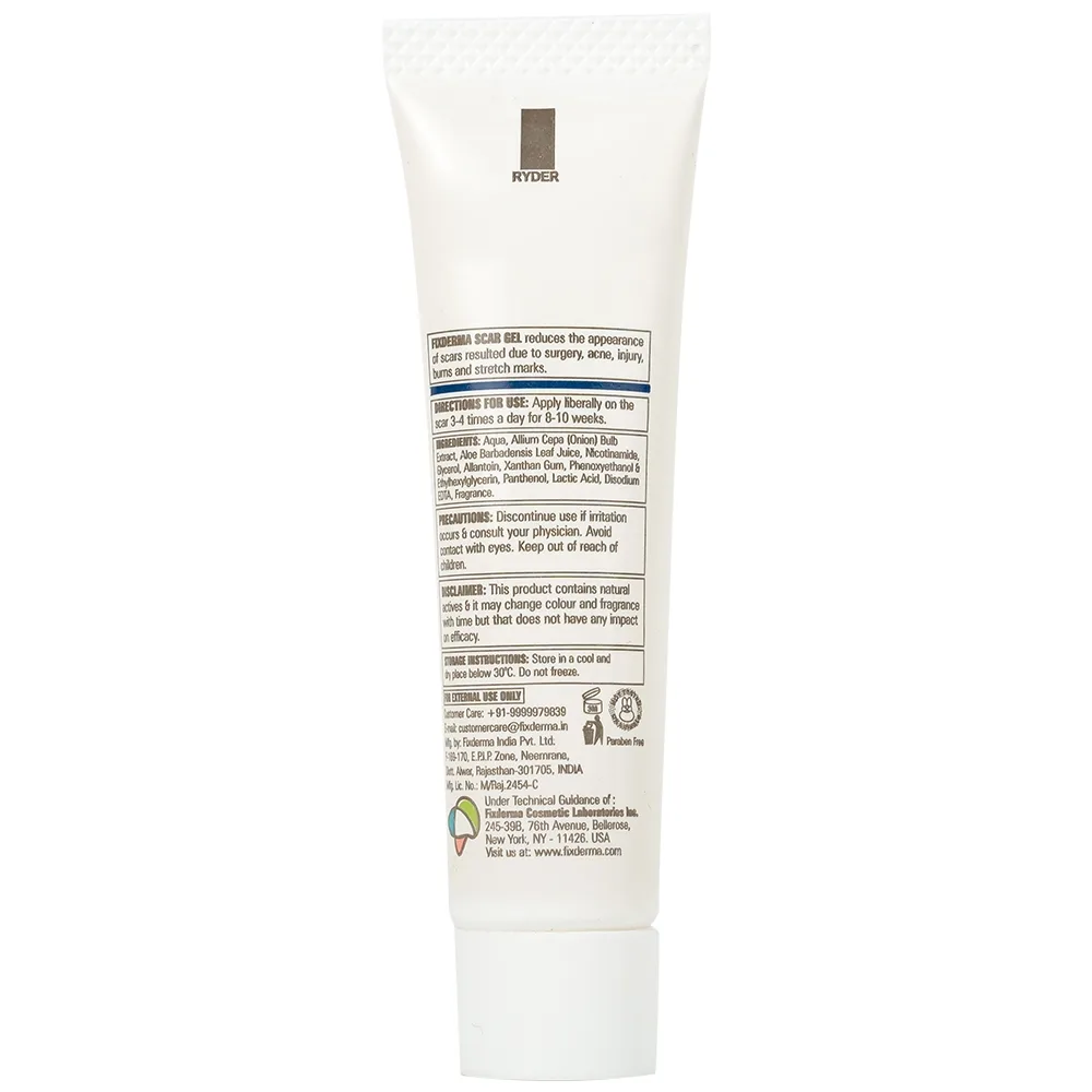 Hình ảnh Gel làm mờ sẹo Fixderma Scars 7ml do mụn, bỏng, rạn da, vết thương