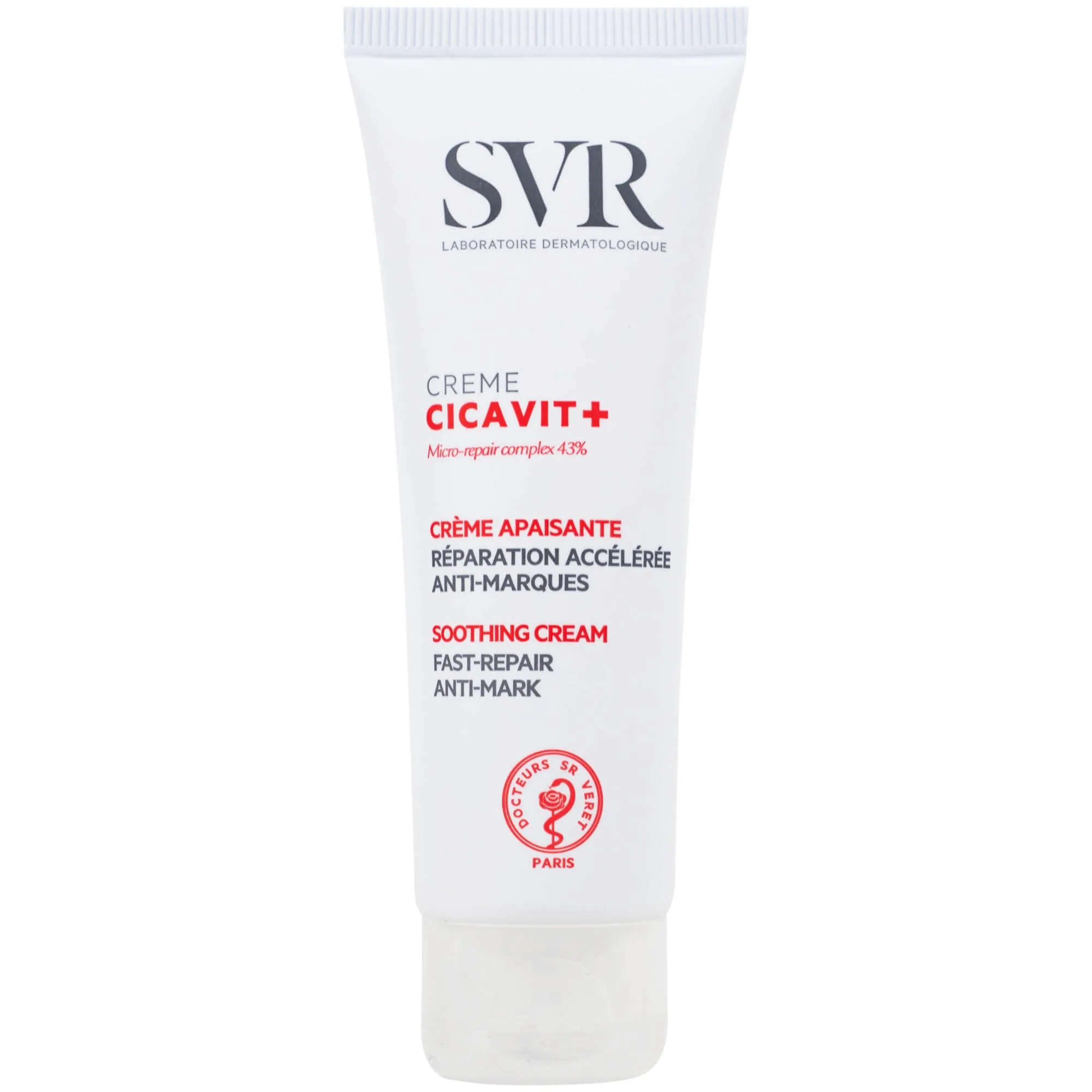 Hình ảnh Kem bôi SVR Cicavit+ Creme dưỡng ẩm và làm dịu cho các trường hợp khô da, mẩn đỏ (40ml)
