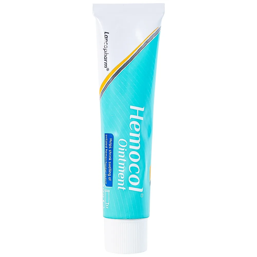 Hình ảnh Kem bôi trĩ Hemocol Ointment Lancopharm hỗ trợ làm dịu, săn, se da vùng bị tổn thương (30g)