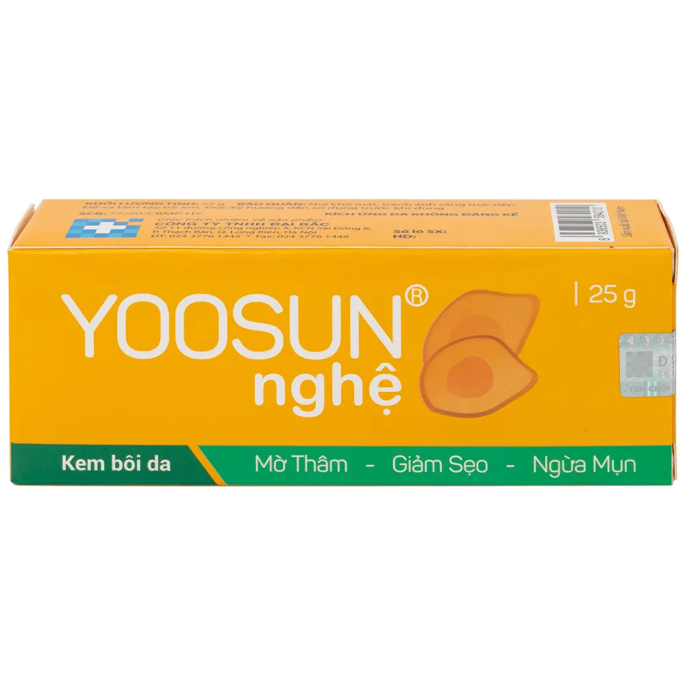 Hình ảnh Kem bôi Yoosun Nghệ Đại Bắc mờ thâm, giảm sẹo, ngừa mụn (25g)