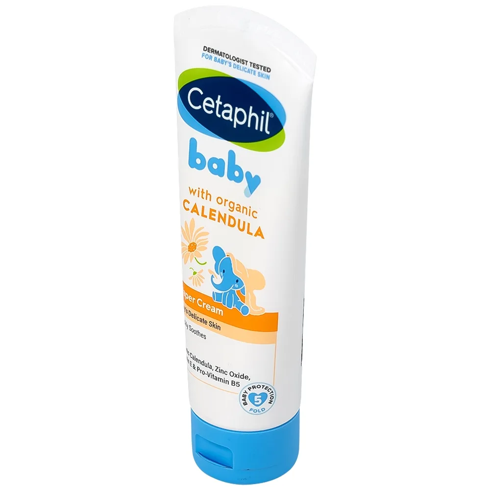 Hình ảnh Kem chống hăm tã Calendula Diaper Cream Cetaphil giúp chăm sóc da và làm dịu hăm tã cho bé (70g)