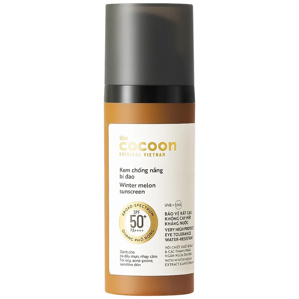 Hình ảnh Kem chống nắng bí đao Cocoon giúp chống nắng với khả năng bảo vệ cao (50ml)