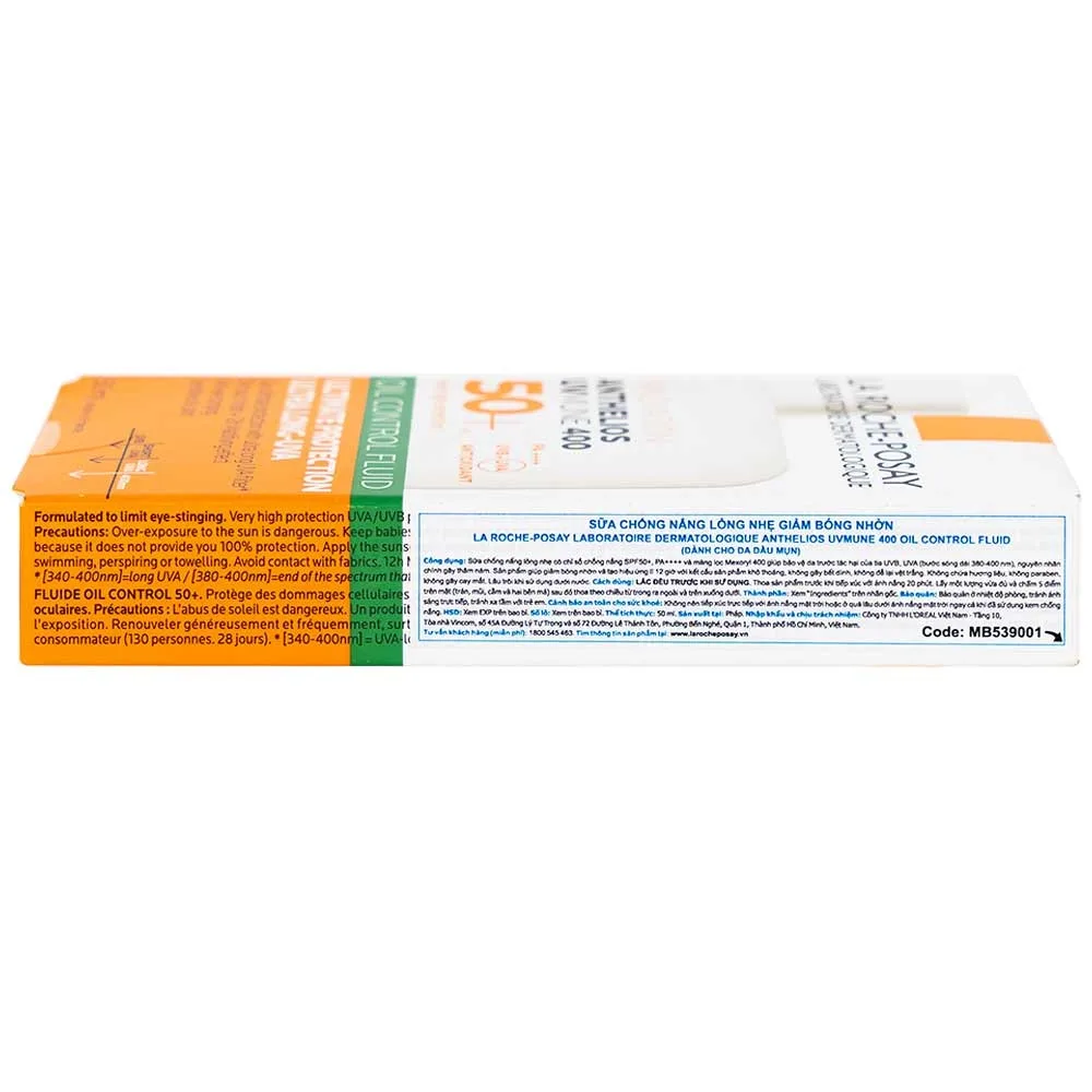 Hình ảnh Sữa chống nắng La Roche-Posay Anthelios Uvmune 400 dành cho da dầu mụn (50ml)