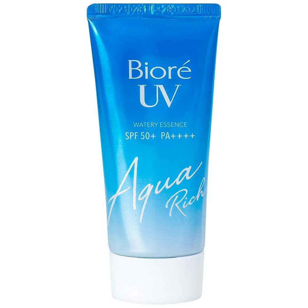Hình ảnh Tinh chất chống nắng vi điểm màng nước Bioré UV Aqua Rich SPF50+ PA++++ dưỡng ẩm cho mặt, cổ, vai (50g)